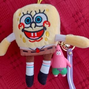 2 PCS - SpongeBob keychains